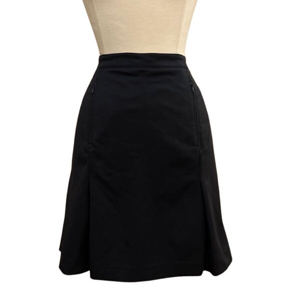 Preppy Vintage 90s / y2k Tail High Waisted Pleated Black Tennis Golf Skort Skirt - Picture 1 of 7